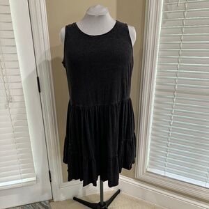 Anthropologie Black Sundress